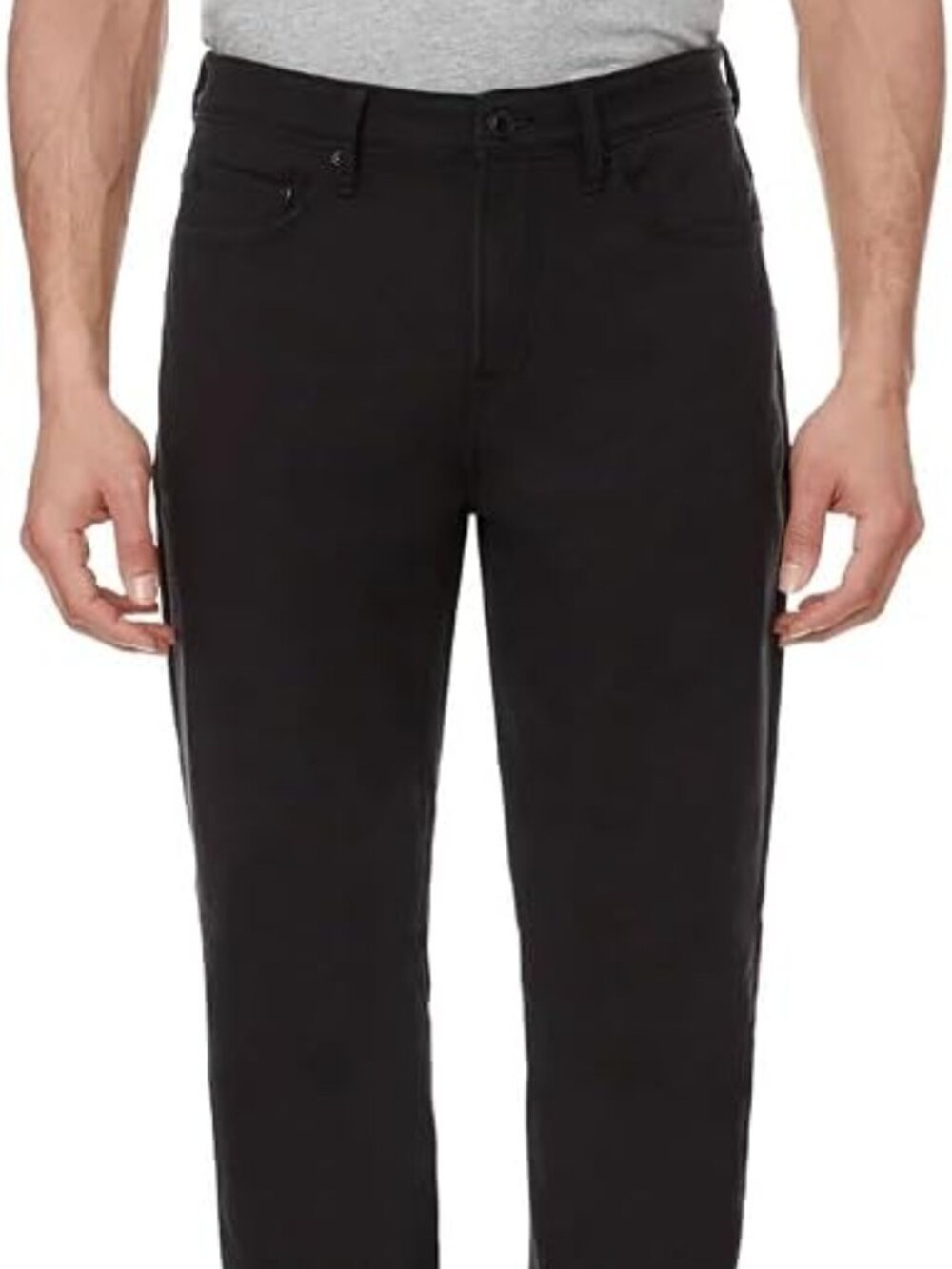 NEW Men’s CAT Fleece Lined Canvas Straight Fit Pant - Black -size 36x30